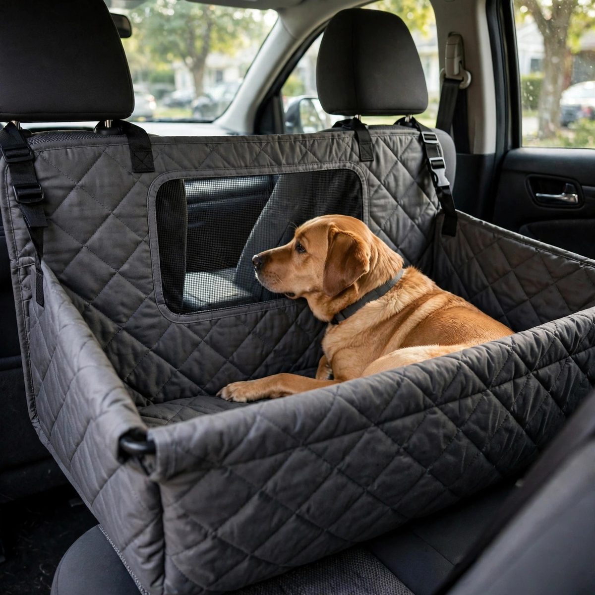 TrailPaw Waterproof Dog Car Hammock — view 4