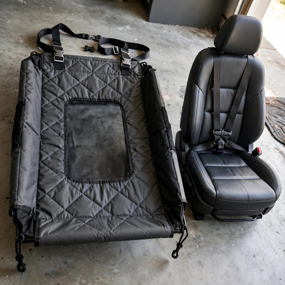 TrailPaw Waterproof Dog Car Hammock — view 5