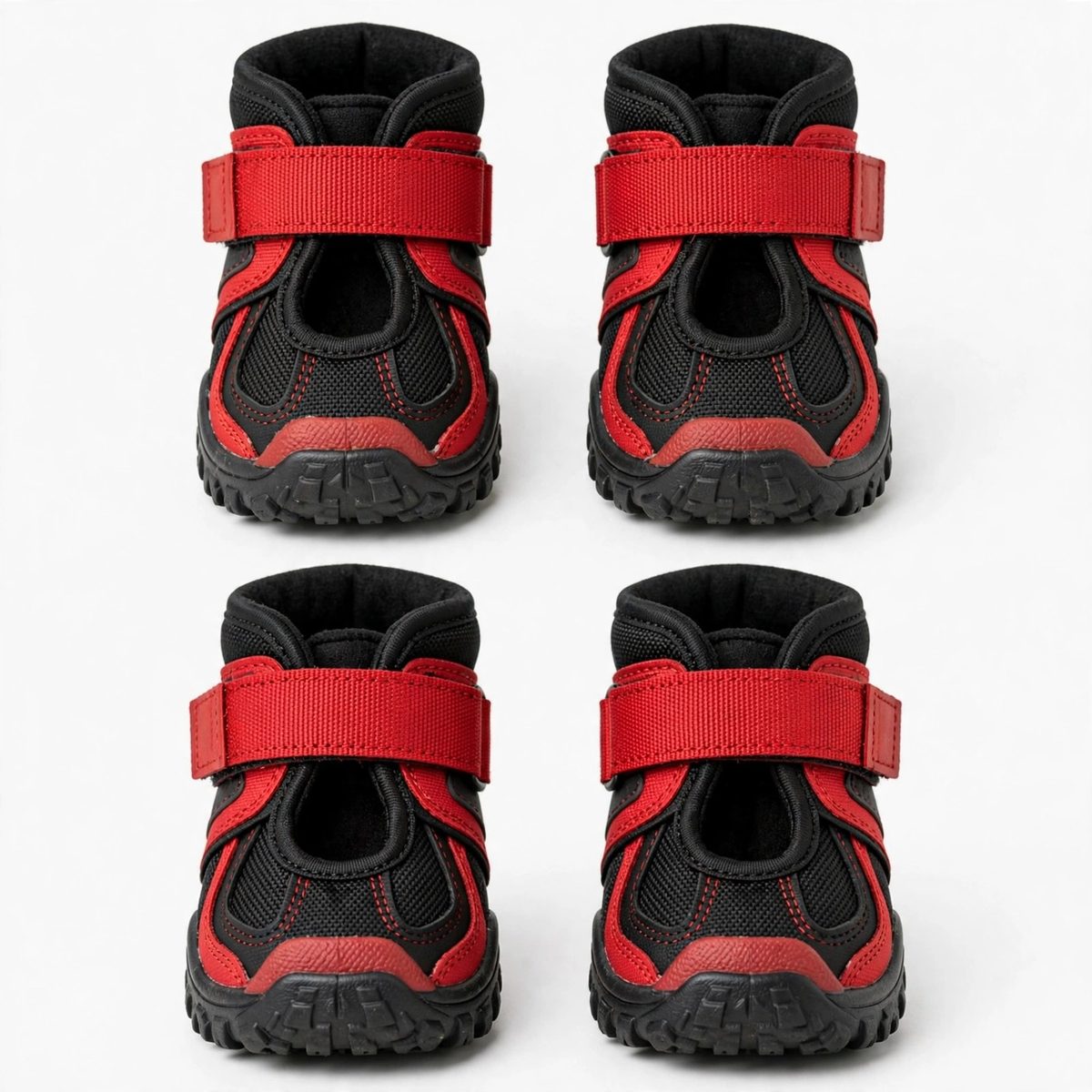 TrailPaw Rugged Dog Trail Boots, 4 Pack