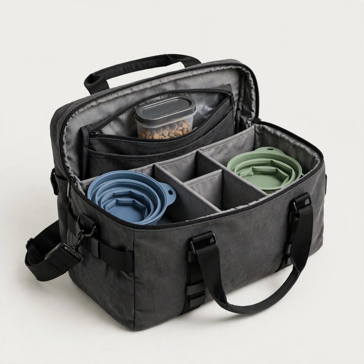 TrailPaw Dog Weekender Bag with Compartments — view 2