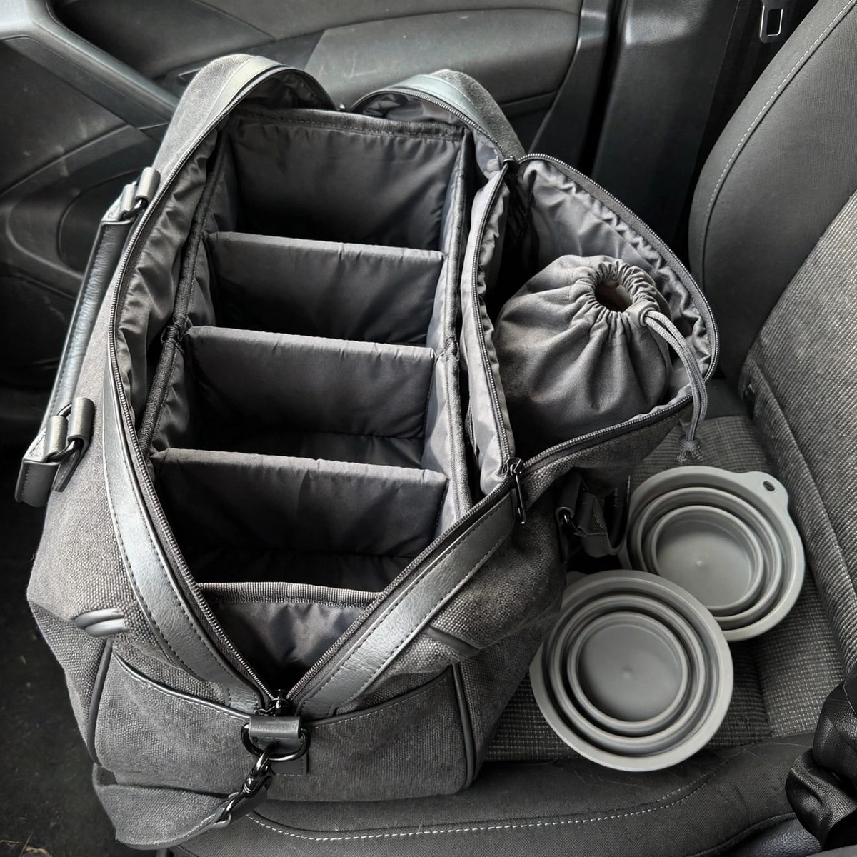 TrailPaw Dog Weekender Bag with Compartments — view 5