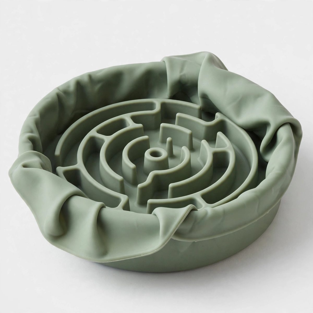 TrailPaw Slow-Feeder Travel Dog Bowl — view 2