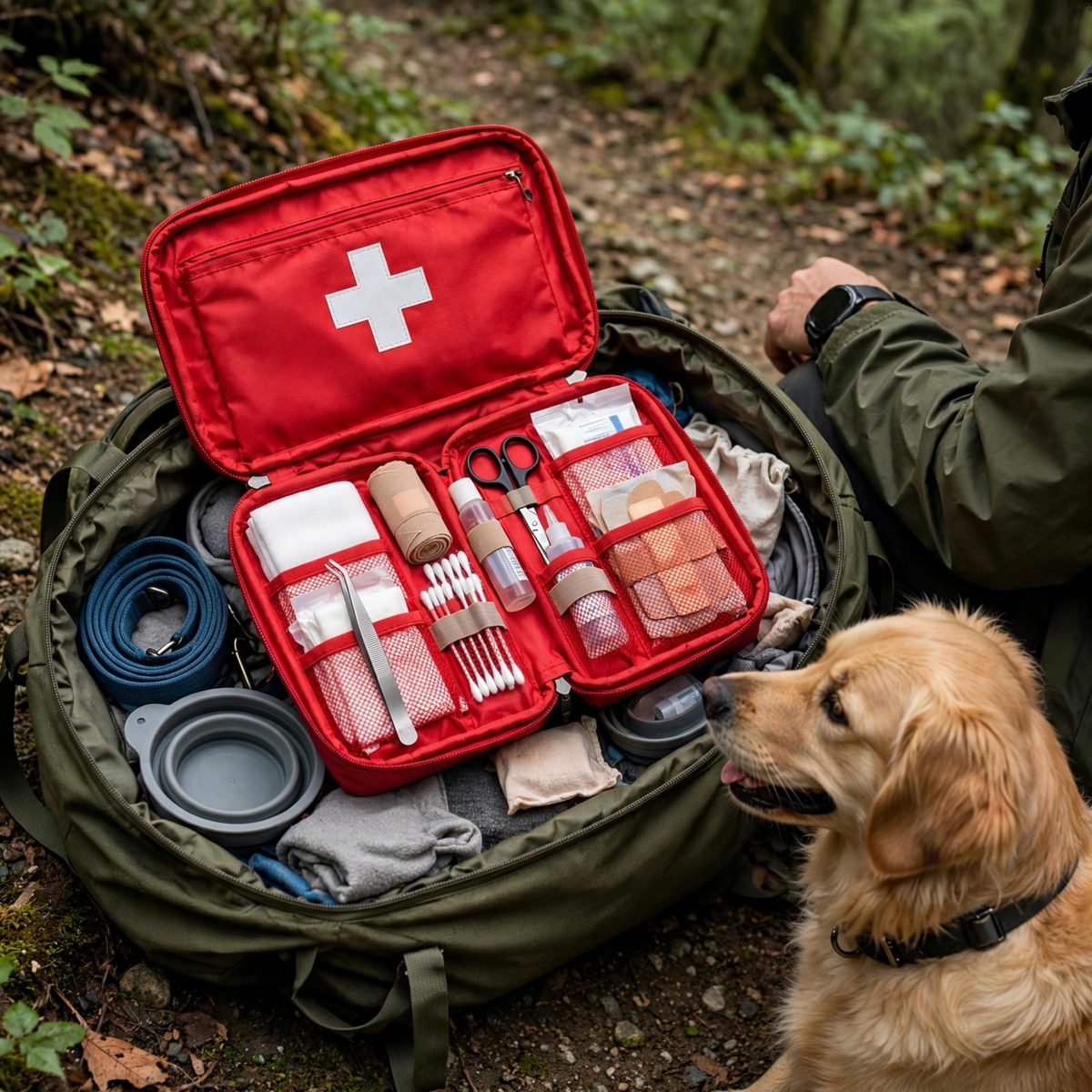 TrekTails Portable Pet First-Aid Kit, 40 Piece — view 4
