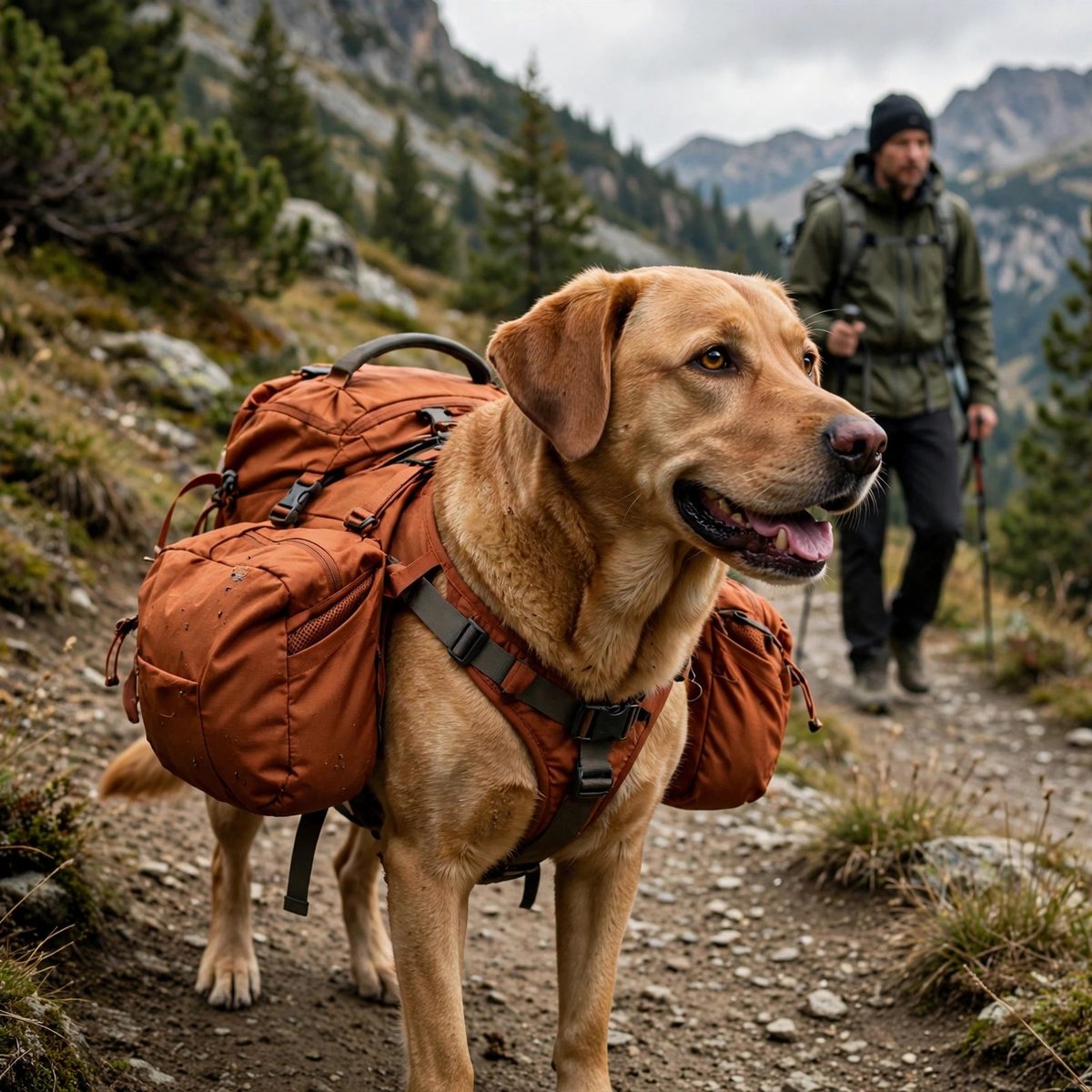 WanderWag Dog Hiking Backpack with Saddlebags — view 4