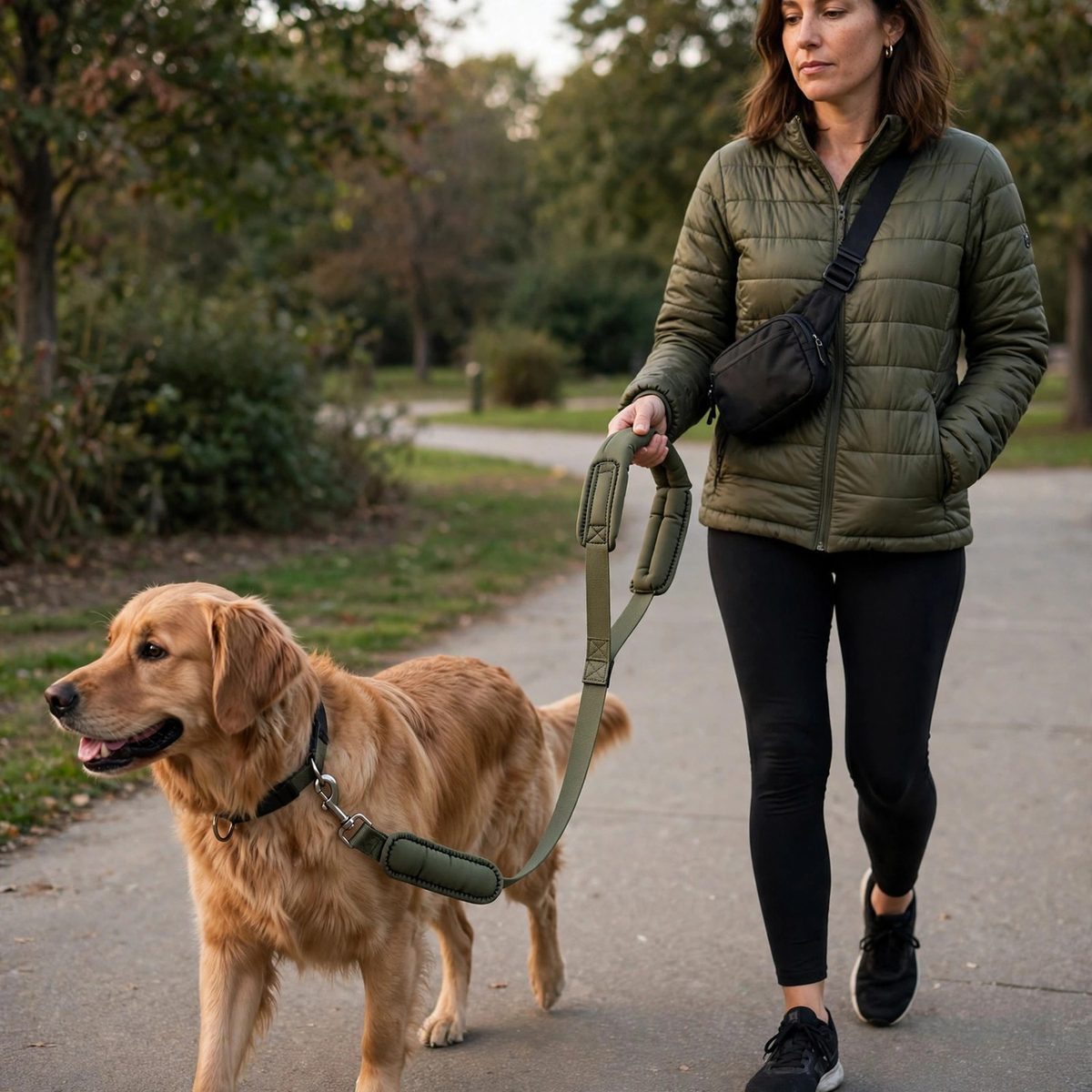 WanderWag Dual-Handle Traffic Dog Leash, 5 ft — view 4