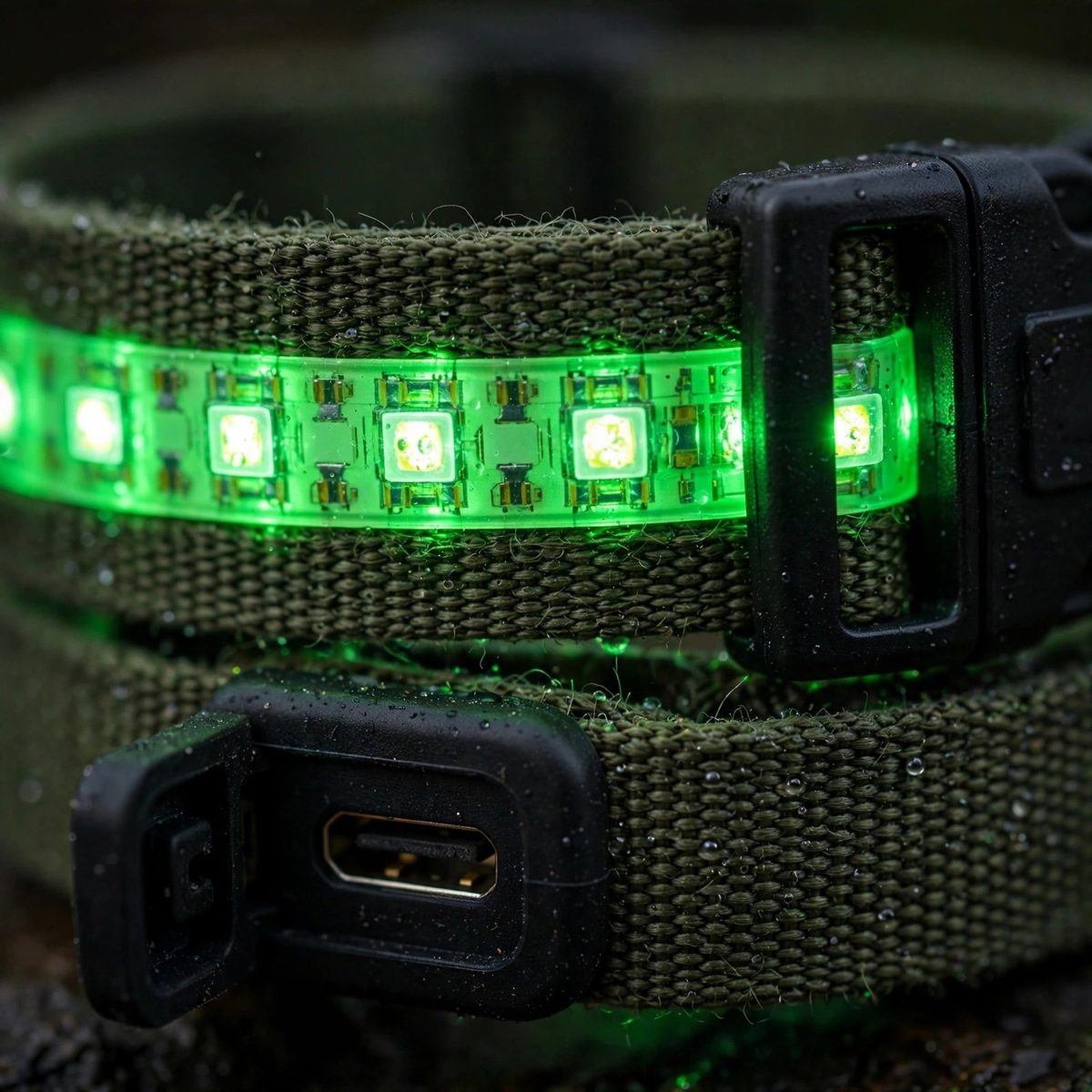 WanderWag USB-Rechargeable LED Dog Collar — view 3
