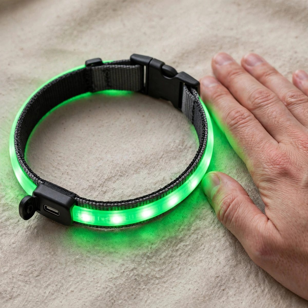 WanderWag USB-Rechargeable LED Dog Collar — view 5