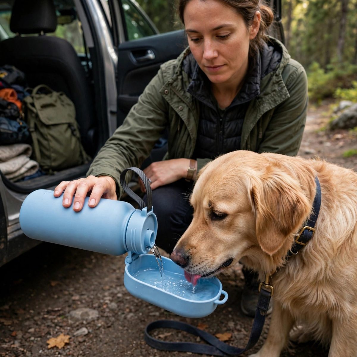 WanderWag Portable Dog Water Bottle, 19 oz — view 4