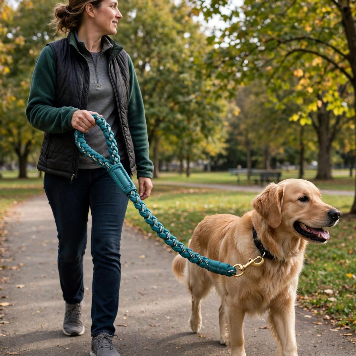 WanderWag Reflective Rope Dog Leash, 6 ft — view 4