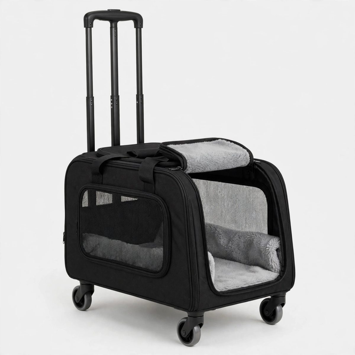 WanderWag Rolling Pet Carrier with Telescopic Handle — view 2