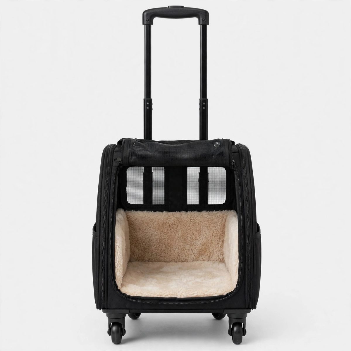 WanderWag Rolling Pet Carrier with Telescopic Handle